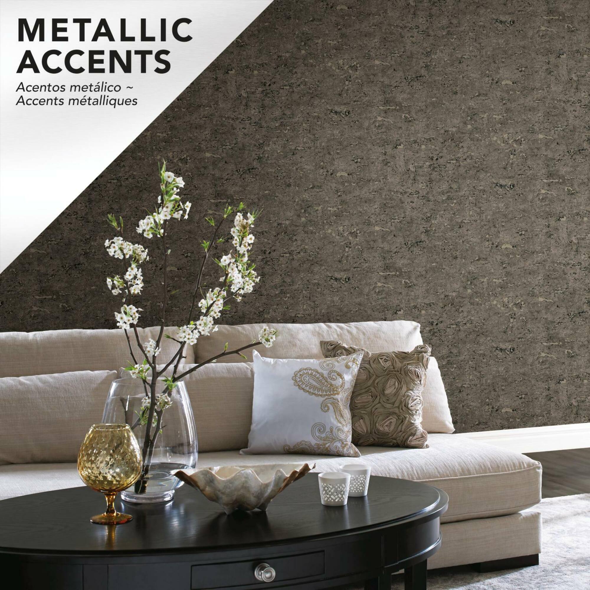 RoomMates Faux Cork Peel & Stick Wallpaper